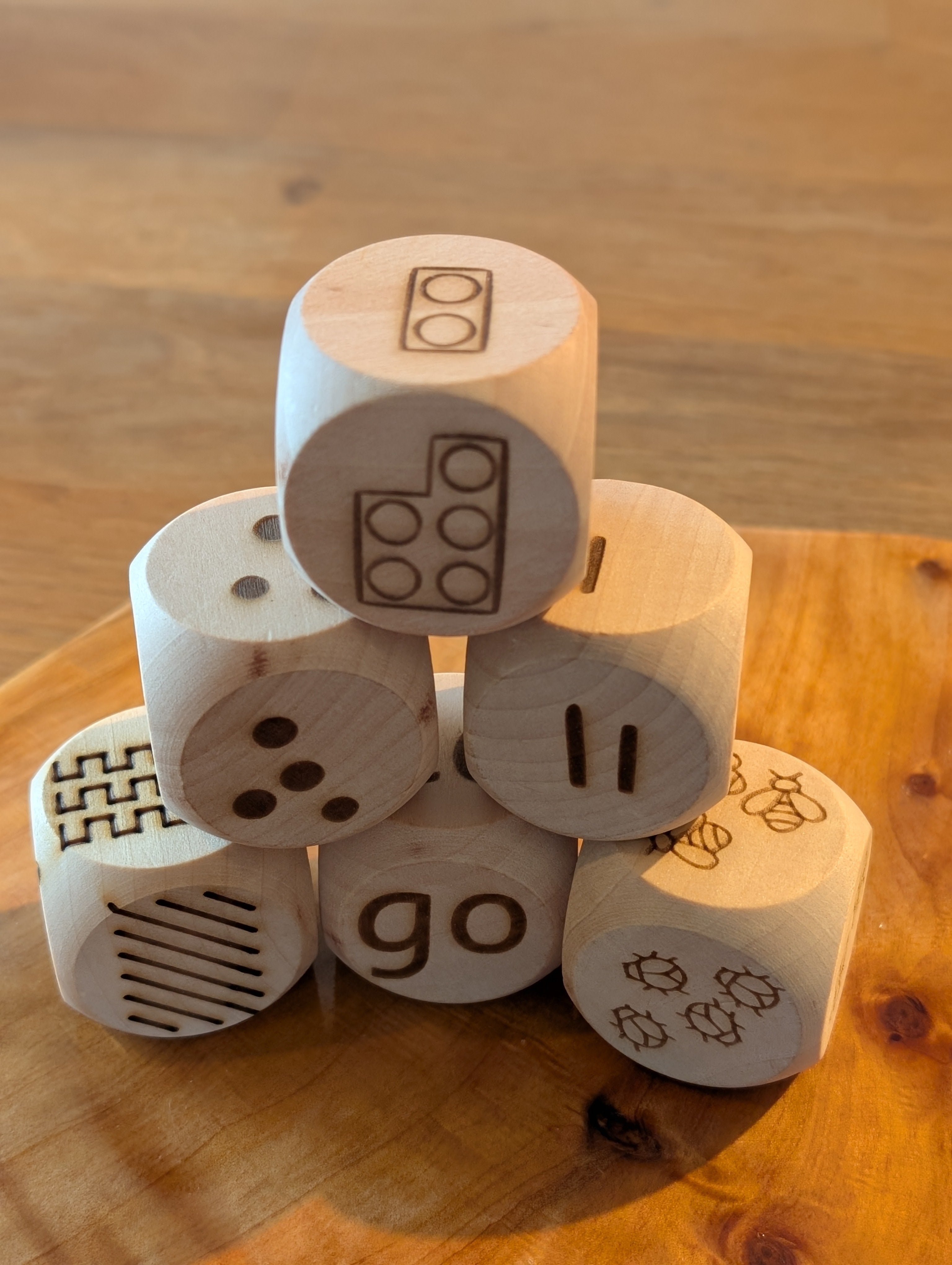 Wooden Dice