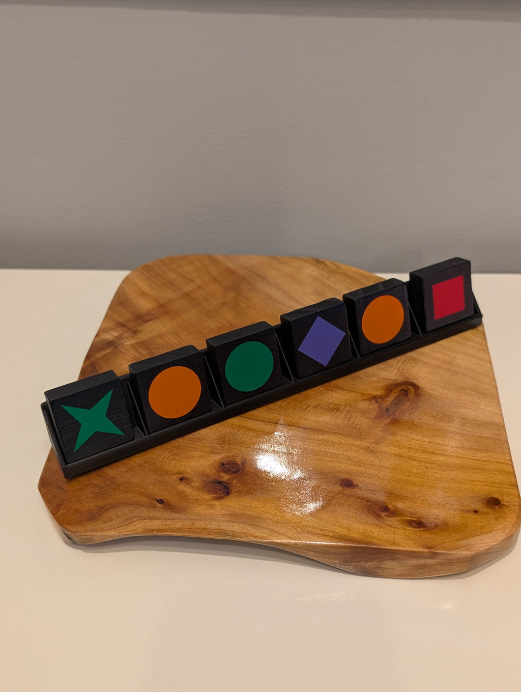 Personalised Qwirkle tile hiolder