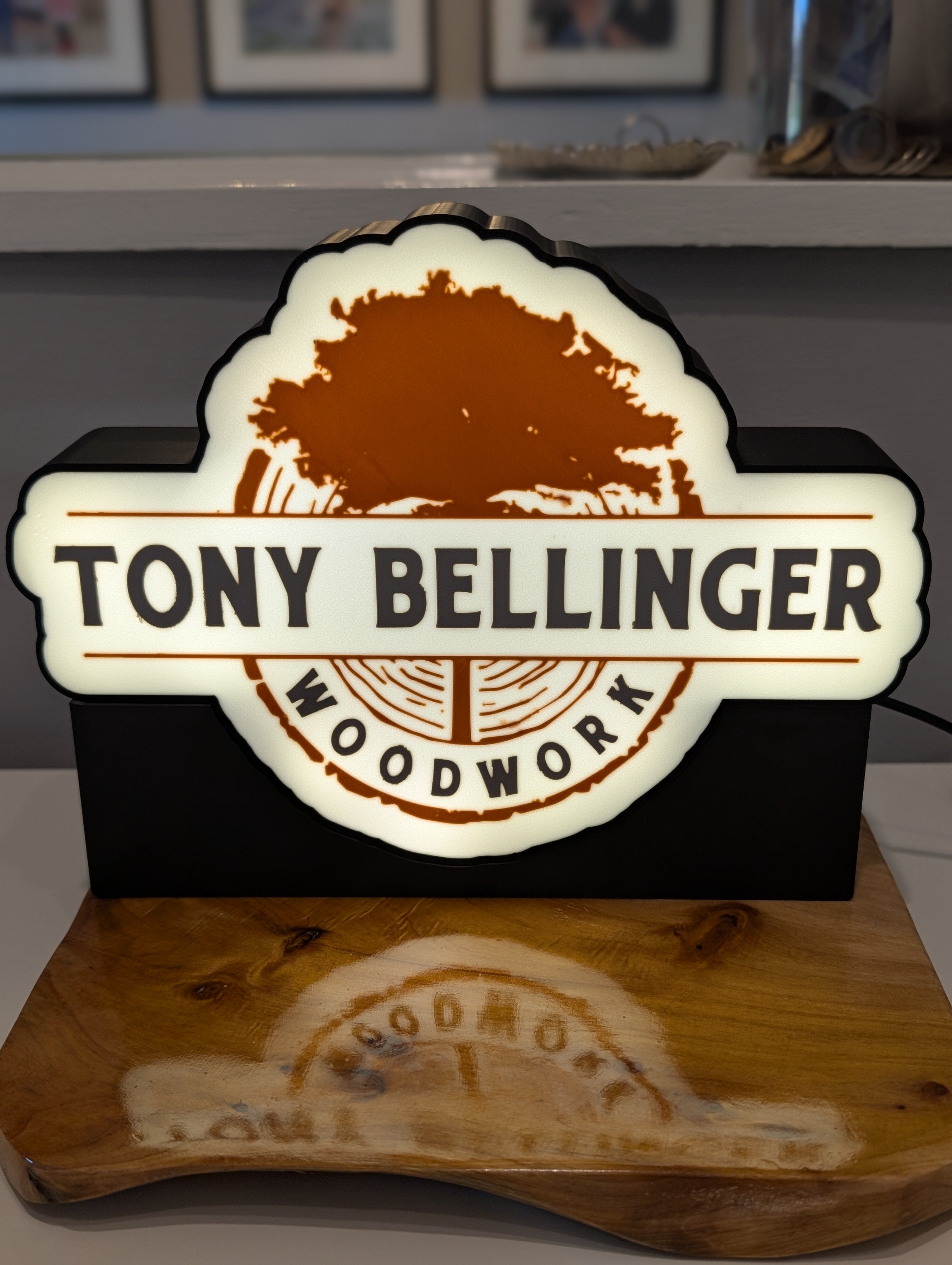 Personalised Logo light box