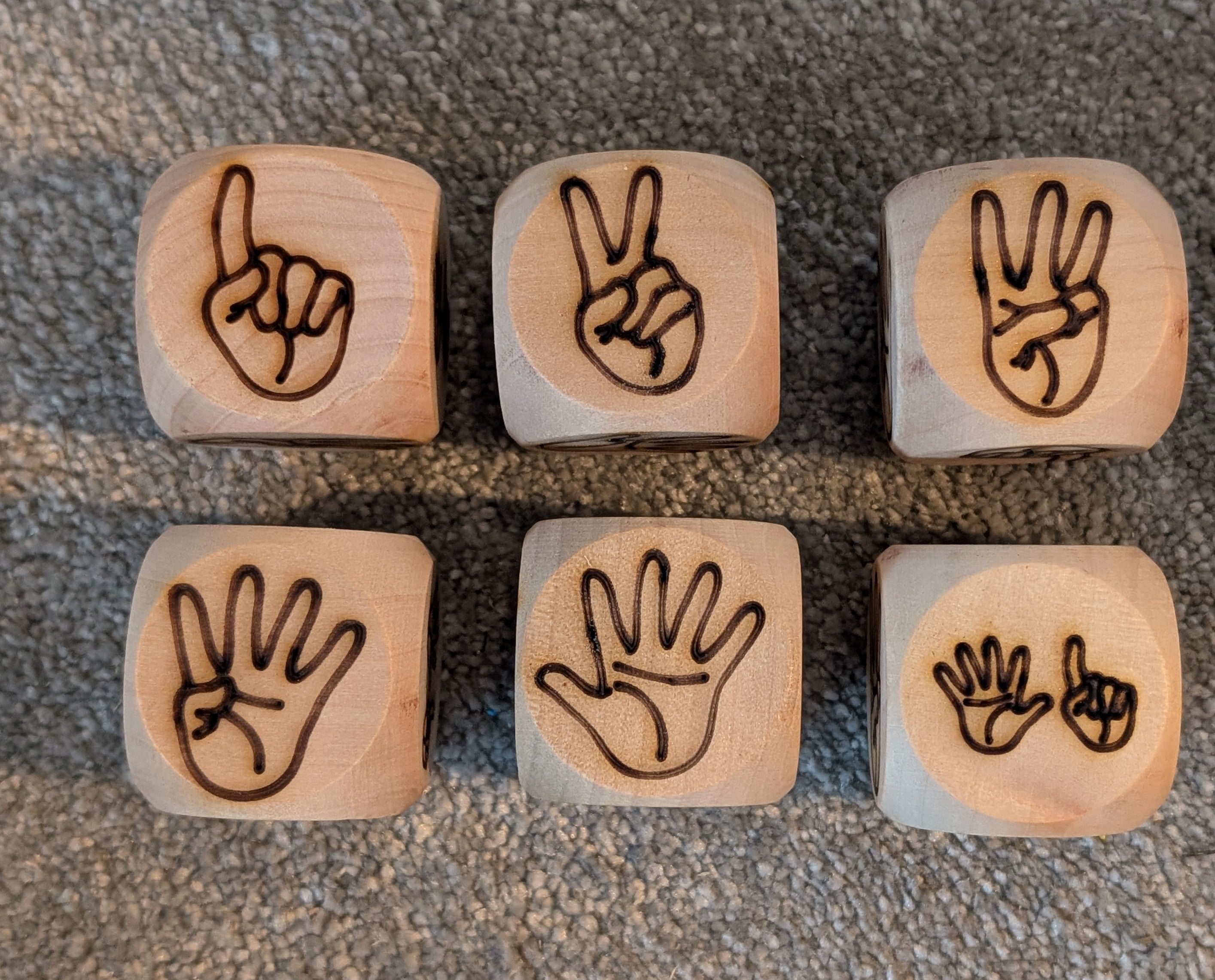 Wooden Dice