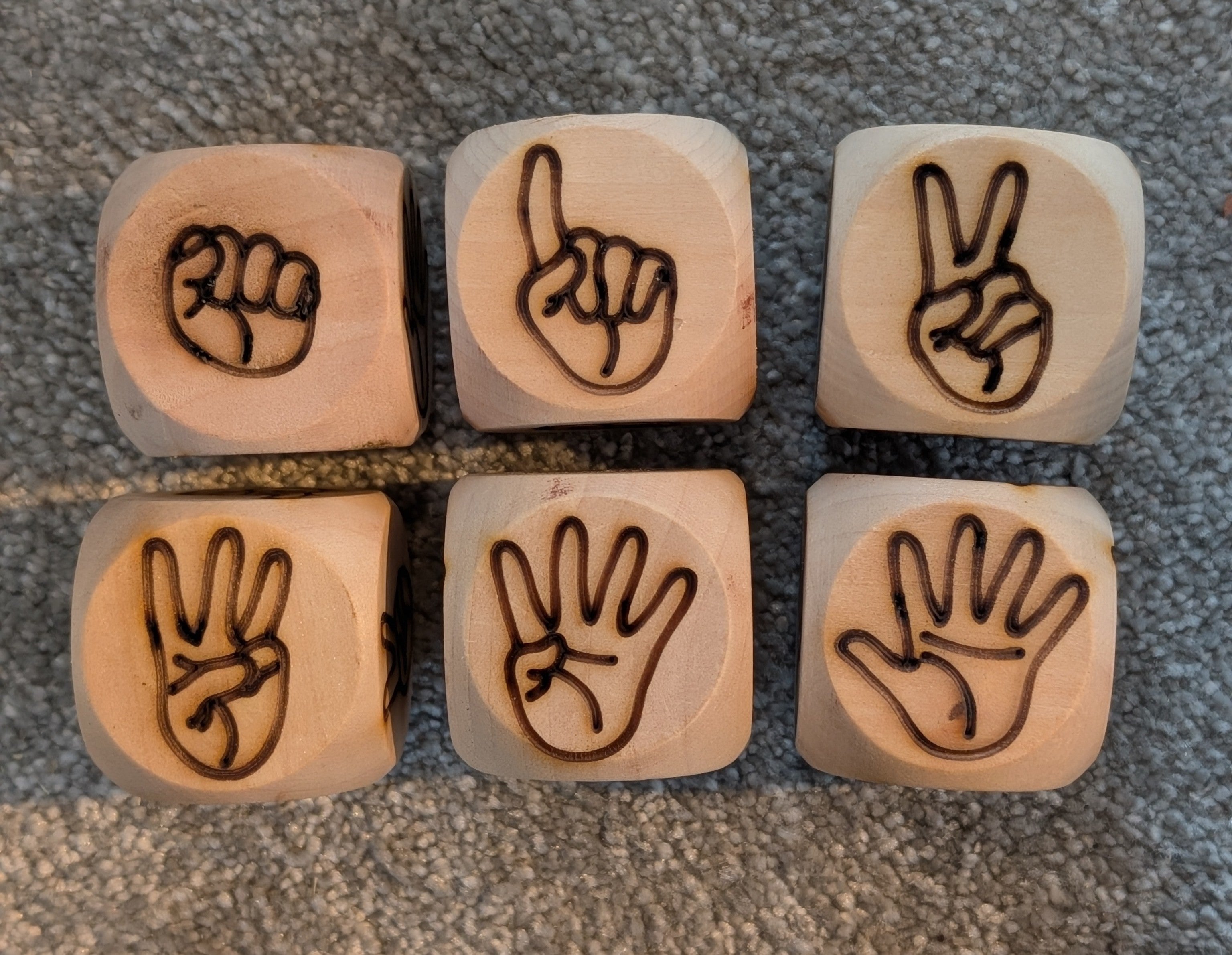 Wooden Dice