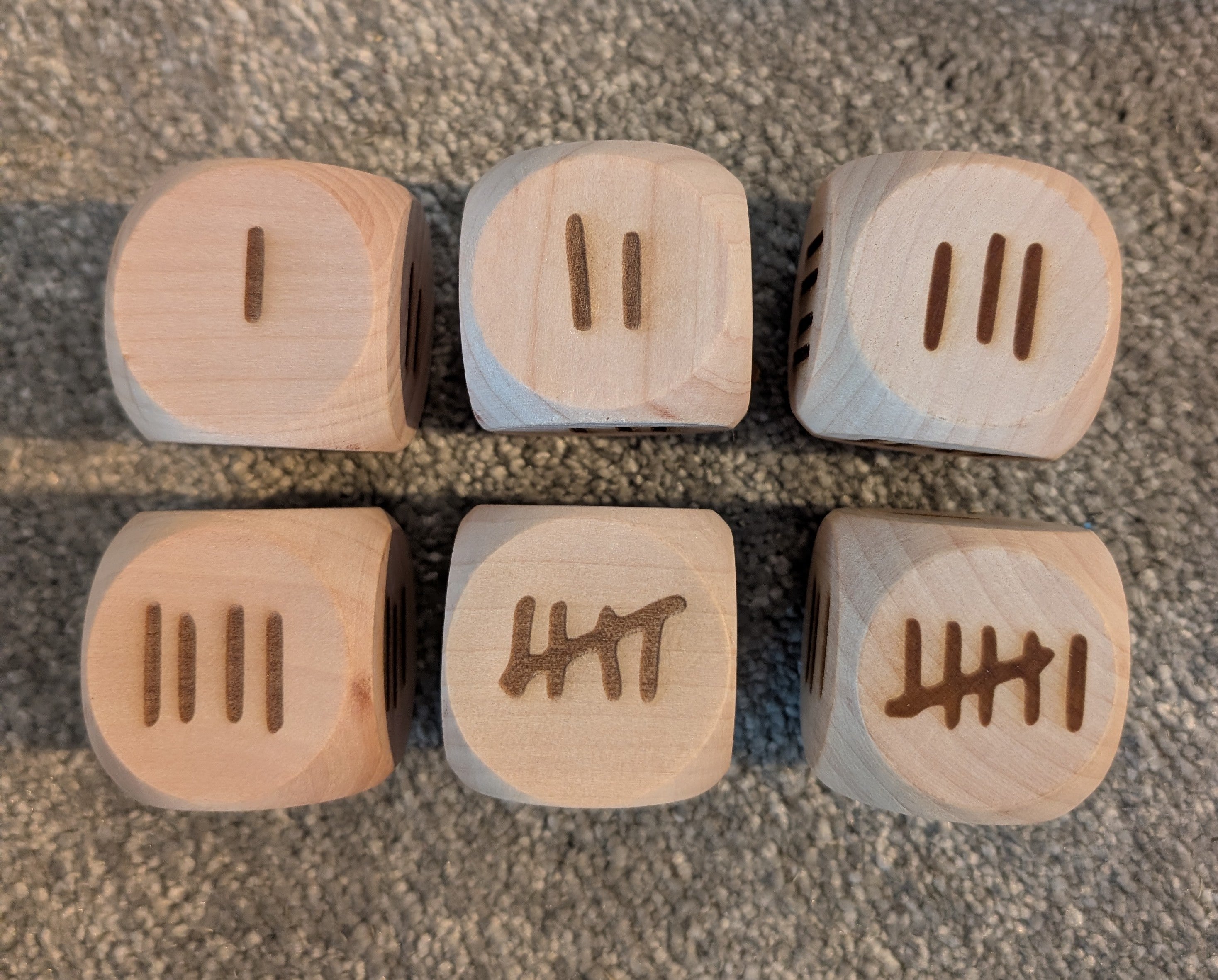 Wooden Dice