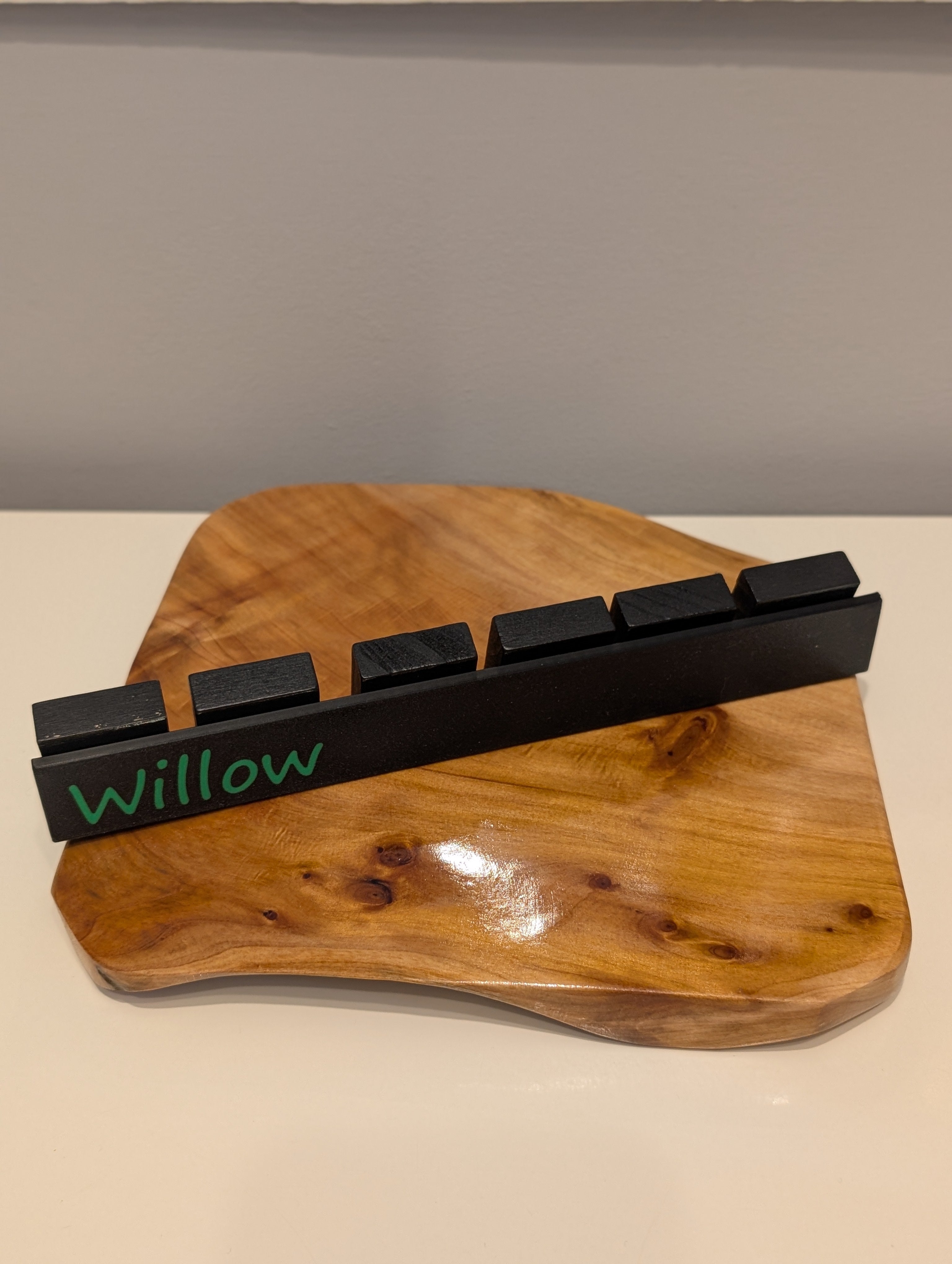 Personalised Qwirkle tile hiolder