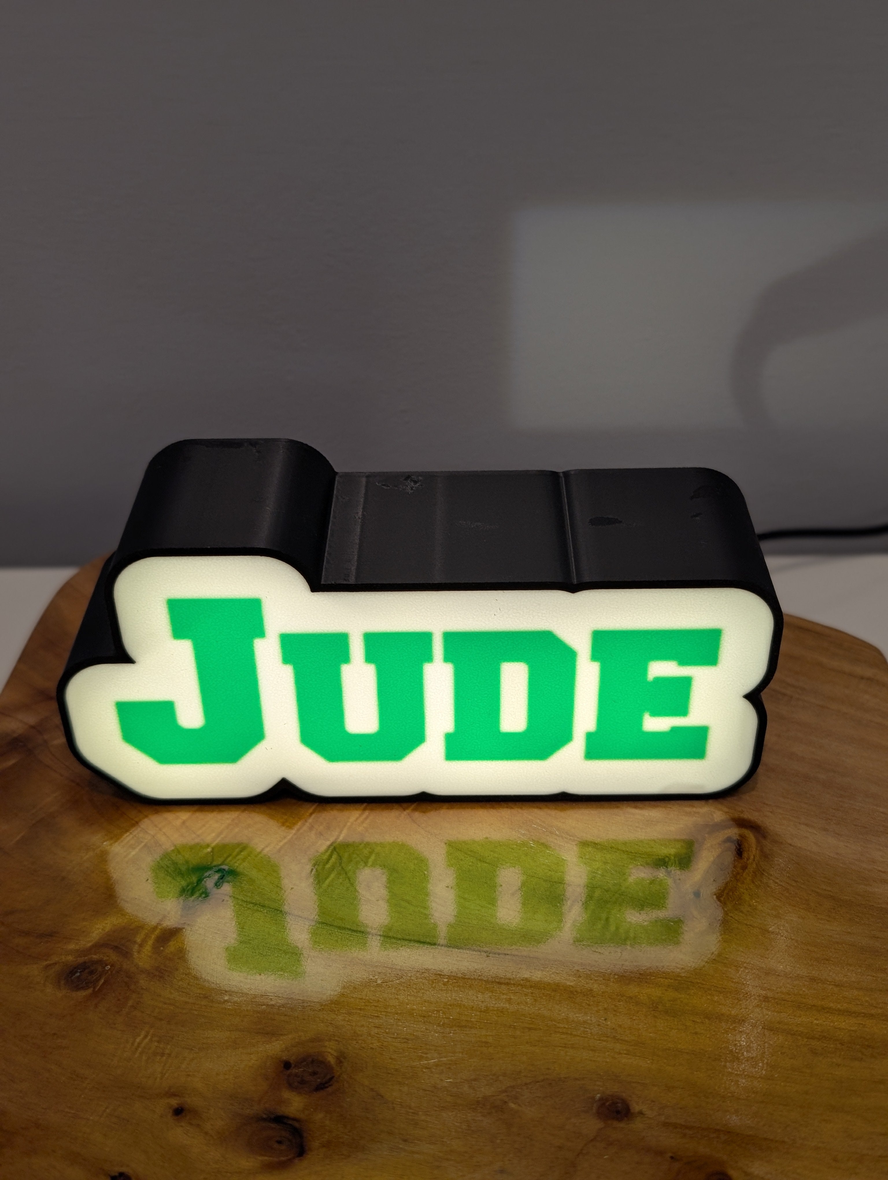 Personalised name lighbox