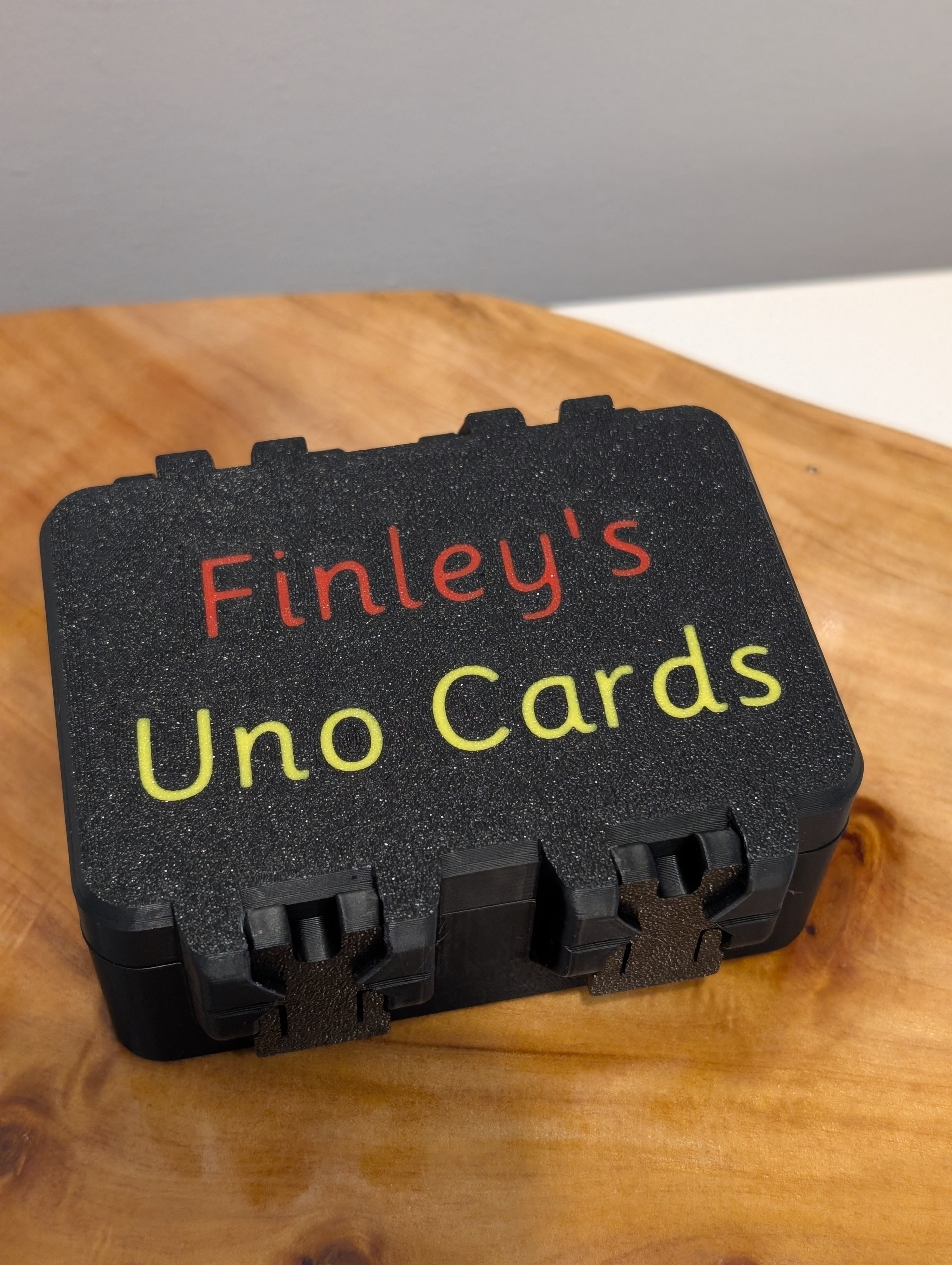 Personalised Uno card hold