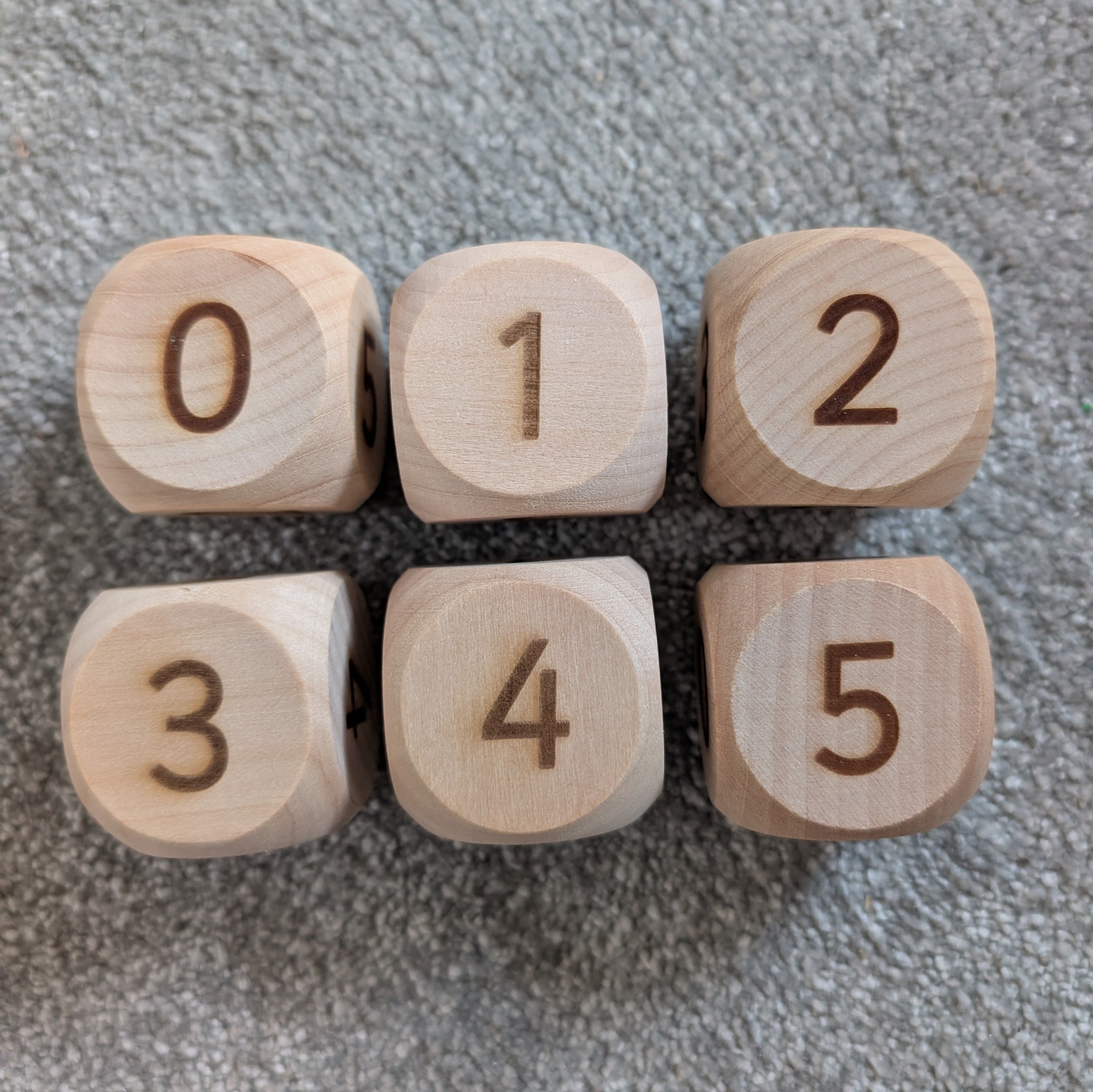 Wooden Dice
