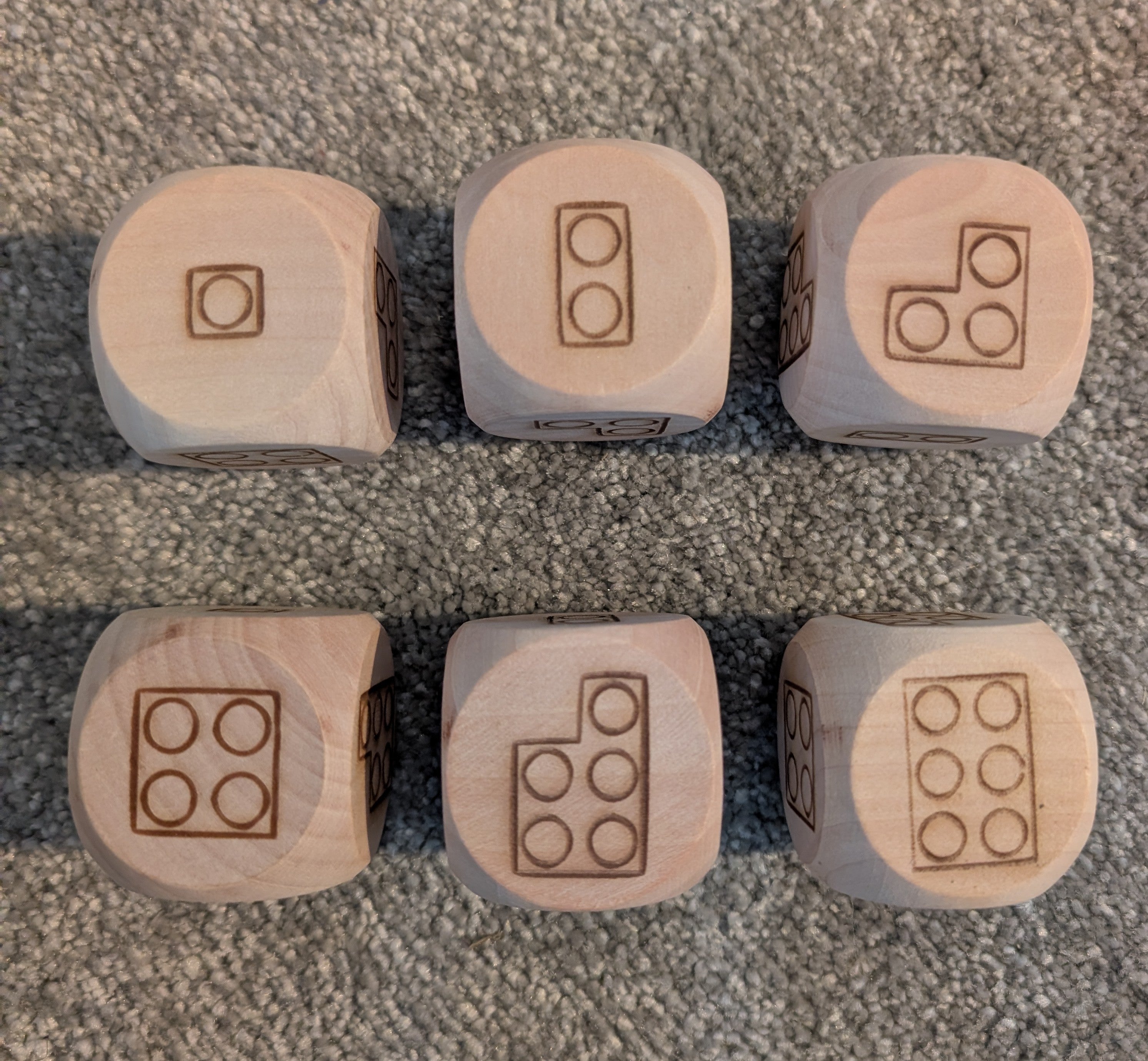 Wooden Dice