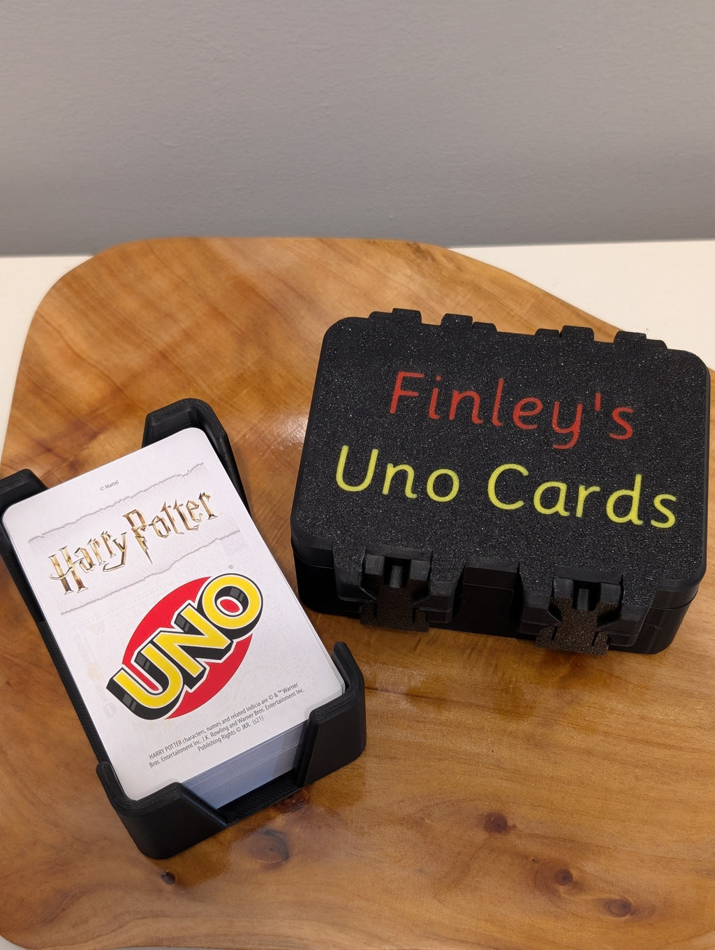 Personalised Uno card hold