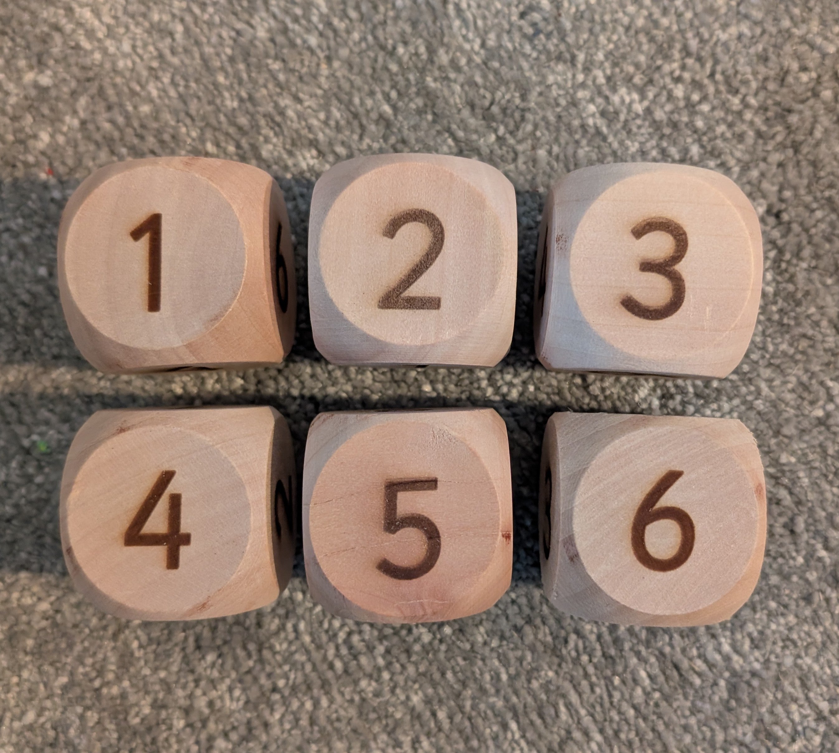 Wooden Dice